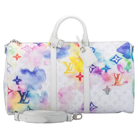 lv watercolor collection|louis vuitton keepall 50 watercolor.